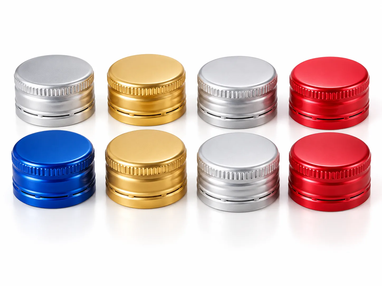 Aluminium ROPP Caps