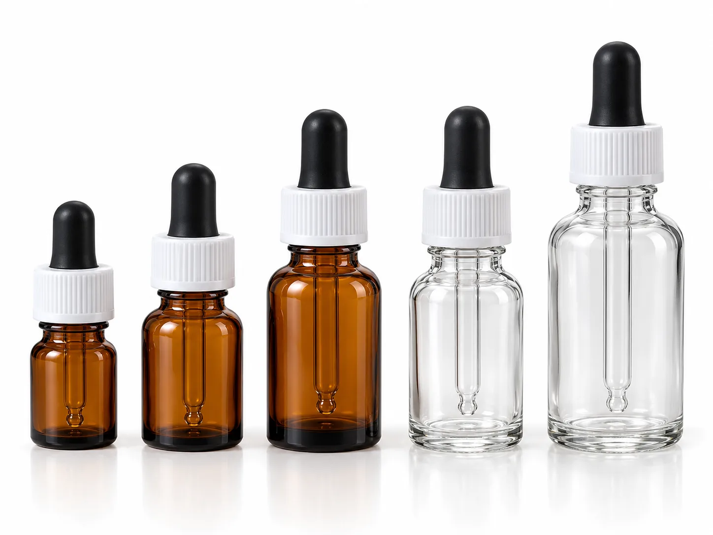 Dropper Assemblies & Glass Dropper Bottles